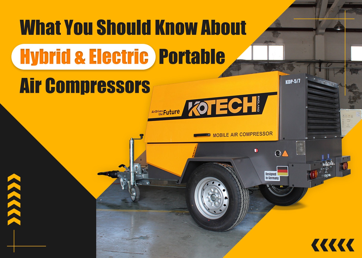 What You Should Know About Hybrid & Electric Portable Air Compressors