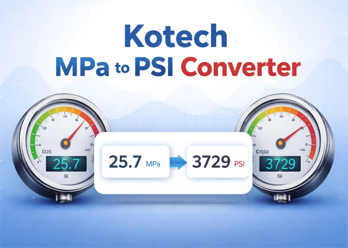 Kotech MPa to PSI Converter