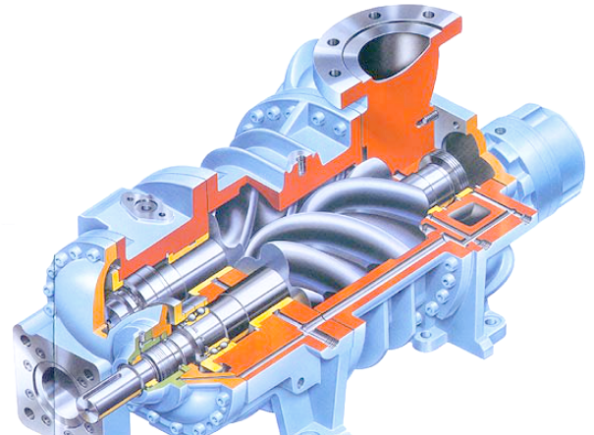 Screw compressor structure