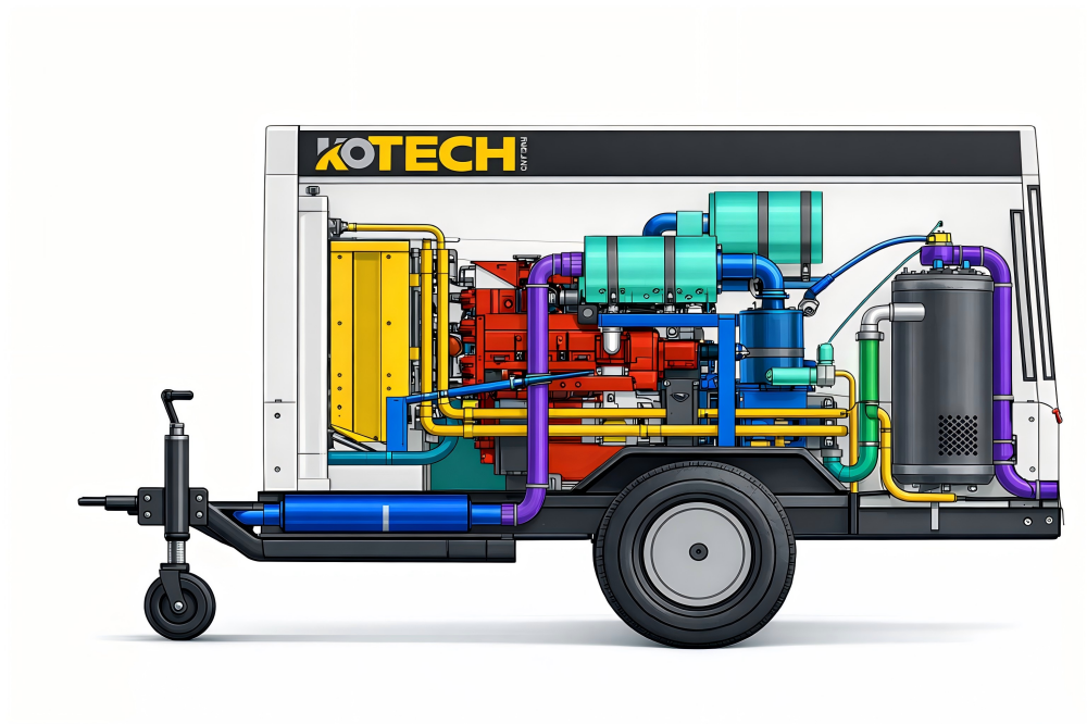 Diesel Air Compressor diagram Diesel Air Compressor diagram